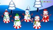 Snow Man Christmas Cartoon Finger Family Song _ Snowman Finger Family Nursery Rhymes in English