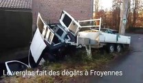 Accident à Froyennes à cause du verglas