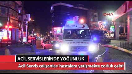Hastanelerin acil servislerinde yoğunluk