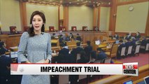 Constitutional Court holds second hearing in president's impeachment trial