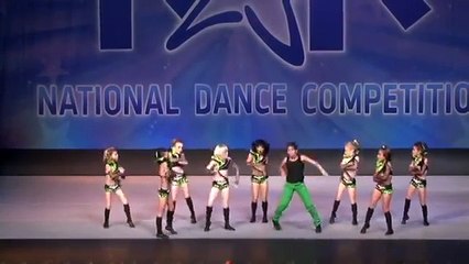 Girls take the stage to perform. When he enters he will not be able not to look!