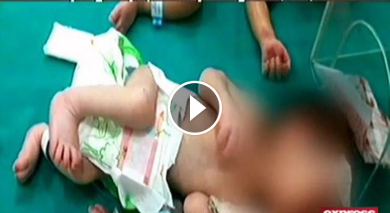 somebody throw newborn baby at road