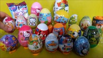 30 surprise eggs peppa pig hello kitty cars thomas and friends, Easter eggs