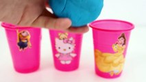 Play-Doh Ice Cream Minions Hello Kitty Disney princess Cups Surprise Eggs-How8CknyMsE