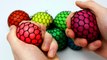 CUTTING OPEN SQUISHY BALLS Learn Colors w_ Smash Balls Color Changing Mesh Stress Balls Toy Episodes
