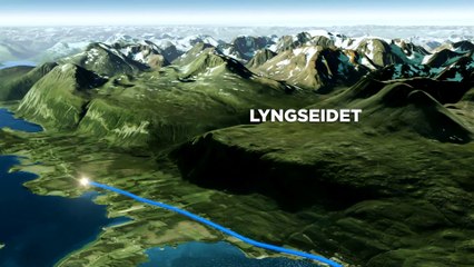 Stage 3 in 3D - Lyngseidet to Finnvikdalen - Arctic Race of Norway 2017