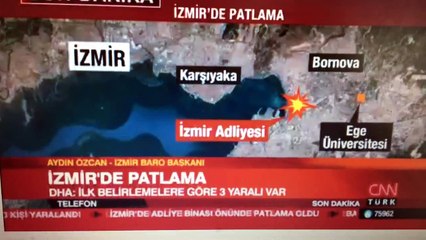 İzmir Adliyesinde  Patlama - CNNTÜRK