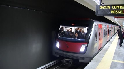 İlk sürüşü Cumhurbaşkanı Erdoğan yaptı