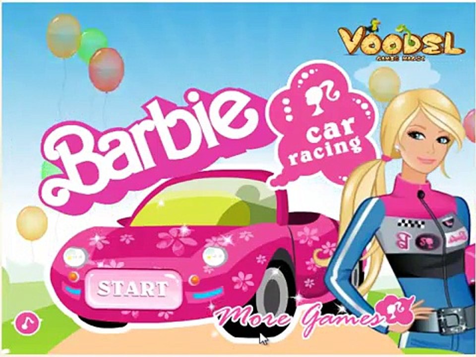 Barbie car racing game , fun game for kids , best game for childrens , nice game for kids , fun game