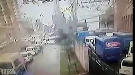 ازمير التركية لحظة الانفجار