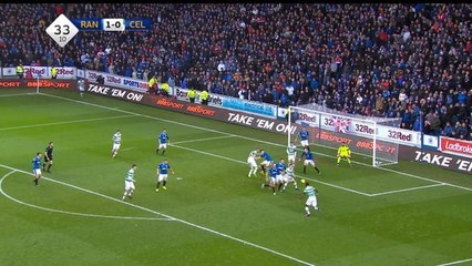 Championnat d'Ecosse - Glasgow Rangers 1 - 2 Celtic Glasgow