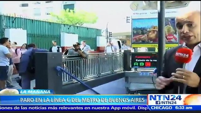 Trabajadores del metro de Buenos Aires cierran línea ‘C’ por malas condiciones sanitarias