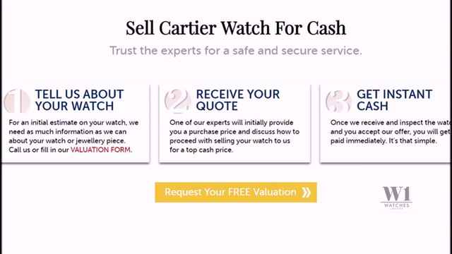 Sell Cartier Watch London | Call Now 0207- 734 -4799