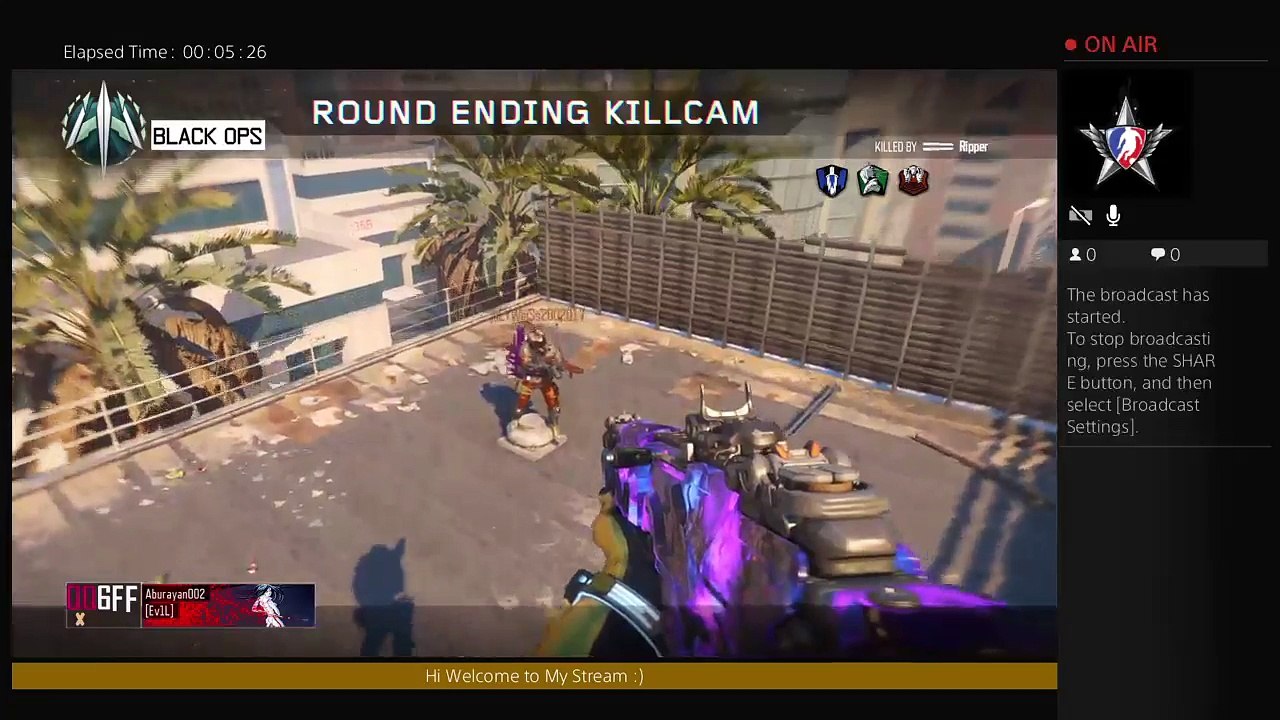 KILLJX1000's Live PS4 Broadcast