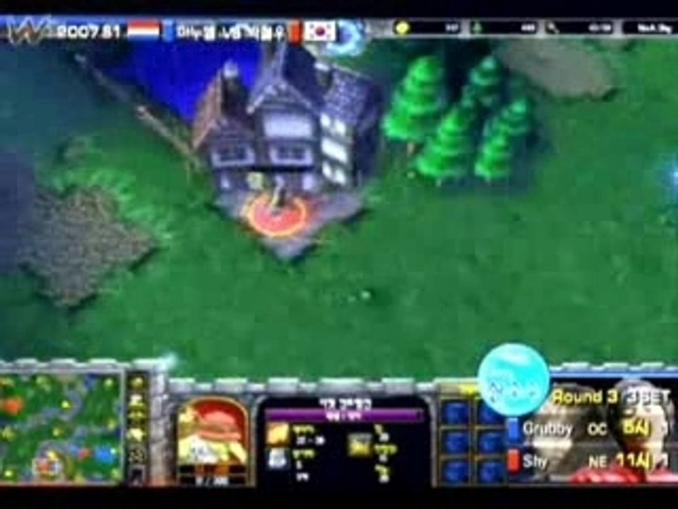 4K.Grubby vs Noa.Shy Warcraft World War Game 3 Part2