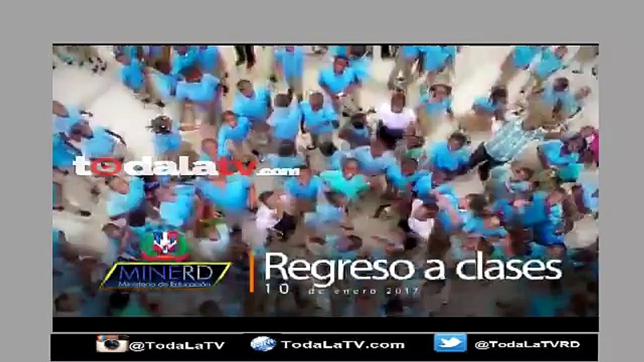 Ministro de Educación, Andrés Navarro recuerda a los padres "martes 10 de enero se reinicia la docencia"-MINERD-Vide