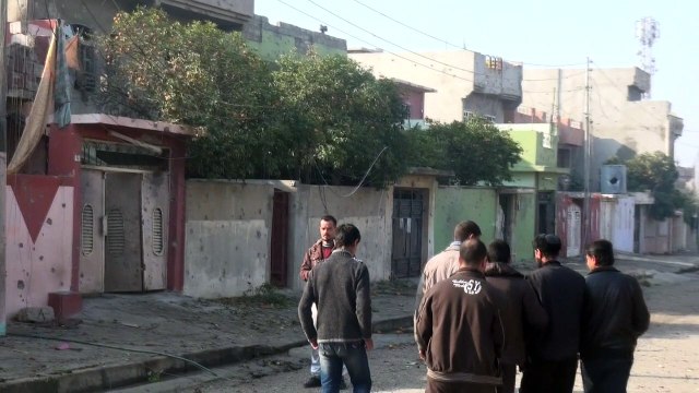 أبنية مدمرة في الموصل نتيجة الصراعات المستمرة