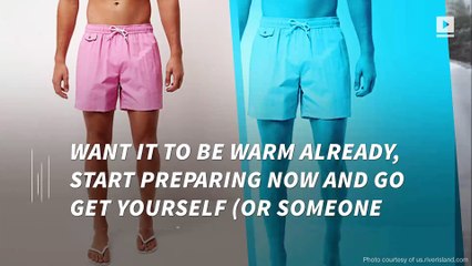 The showoff swimsuit is the first menswear trend of 2017