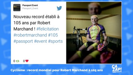 Cyclisme - Robert Marchand : les internautes réagissent au record du monde du centenaire