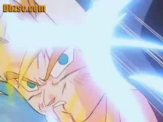Goku and Vegeta fight