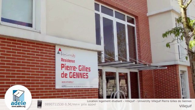 Location logement étudiant - Villejuif - Univercity Villejuif Pierre Gilles de Gennes