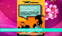 PDF  Wake Forest University: Off the Record (College Prowler) (College Prowler: Wake Forest