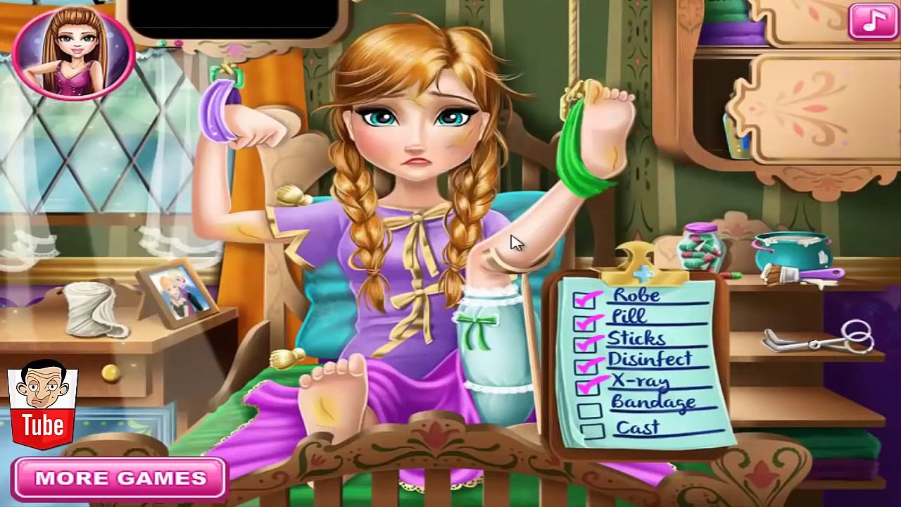 ᴴᴰ ღ Frozen Princess Anna & Sofia The First Hospital Recovery Games Compilation ღ (ST)