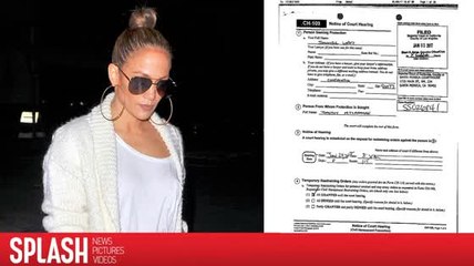 Скачать видео: Jennifer Lopez Files Restraining Order Against 'Violent Stalker'