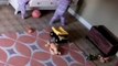 2-year-old boy save his twin brother after their dresser falls on him while they are playing