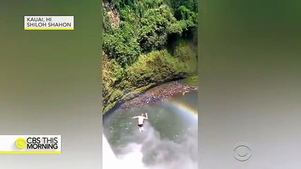Man knocks out after 200-feet jump from Hawaii waterfall