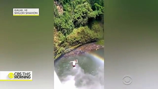 Man knocks out after 200-feet jump from Hawaii waterfall