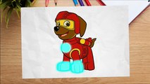 Paw Patrol Avengers Super Heroes Chase Marshall Rubble Painting Outfits For Kids & Toddlers