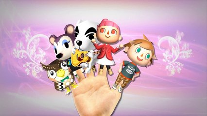 Finger Family Children Nursery Rhymes Animal Crossing Games | Finger Family Rhymes For Children