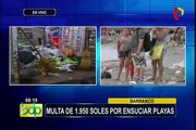 Barranco: todo sobre las multas para bañistas que arrojen basura en playas