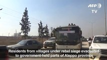 Villages under rebel siege evacuated to Aleppo province[1]