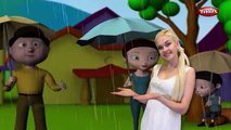 Rain Rain Go Away Rhyme With Actions | Action Songs For Children | 3D Nursery Rhymes With Lyrics