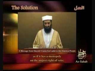 Nouvelle vidéo de Ben Laden (2007)