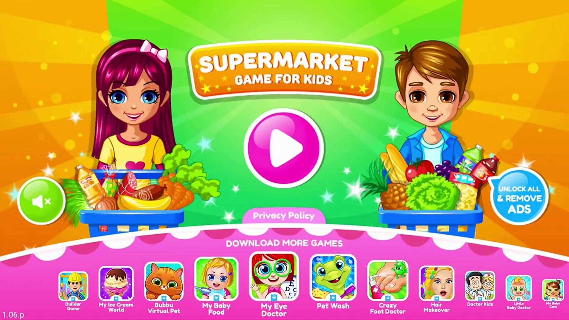 Supermarket – Game for Kids - Kids Gameplay Android