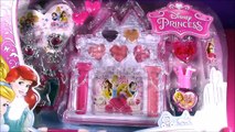 Disney Princess CASTLE Beauty Set! Lip Gloss Makeup Palette! Sweet Surprises Lip GLOSS!