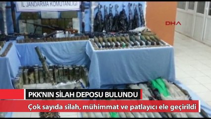 Diyarbakır'da PKK'nın silah deposu bulundu