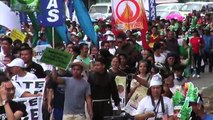 Thousands march on climate change in Manila