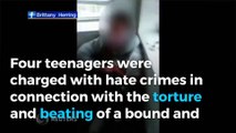 Four teens charged with hate crimes over Facebook Live torture video