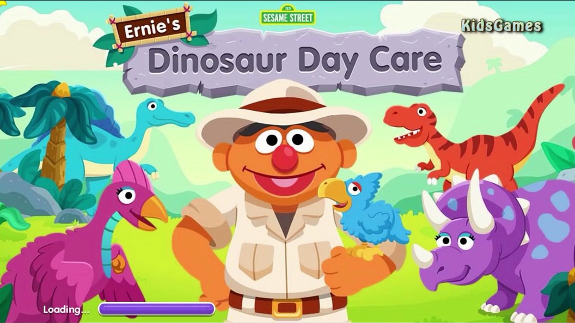 Dinosaur Day Care Fun Video for Kids Education Game