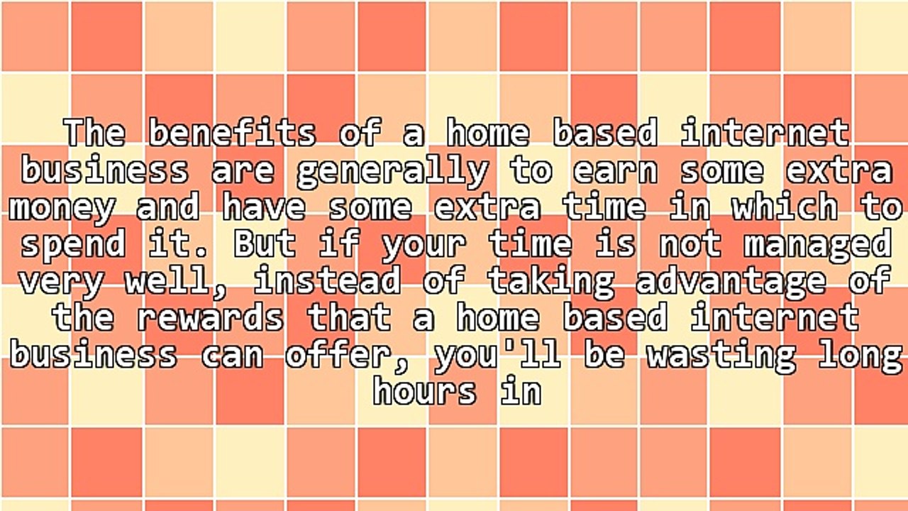 Be More Productive With Your Home Based Internet Business