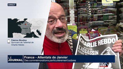 Descargar video: Commémorations sobres des attentats de Charlie Hebdo et de l'Hyper Cacher