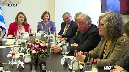Gérard Larcher en visite à Jérusalem et à Ramallah