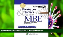Download [PDF]  Strategies   Tactics for the MBE (Emanuel Bar Review) Steven L. Emanuel Pre Order