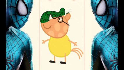 Homem Aranha Peppa Pig Família Salvadores The Beast Super Heróis Dedo Família e Mais