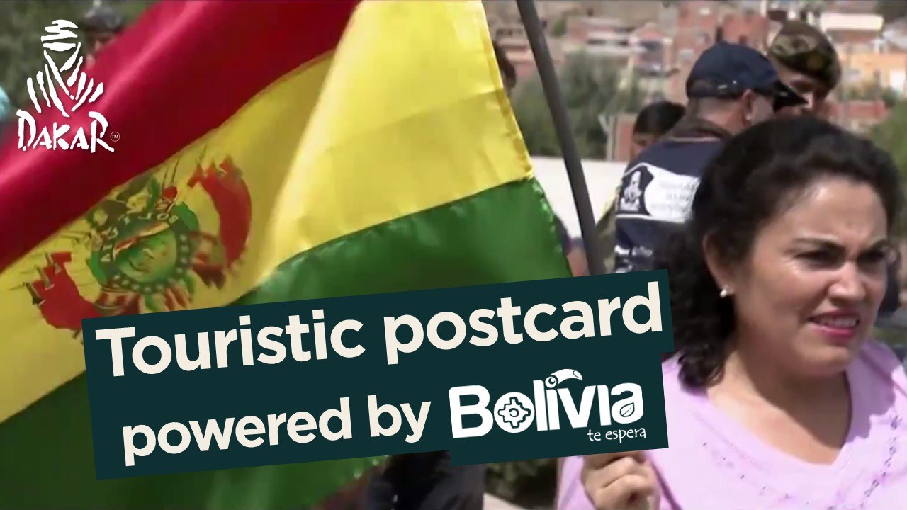 Stage 4 - Tarjeta postal / Touristic postcard / Carte postale; powered by Bolivia