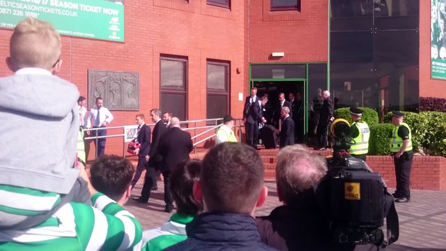 Joey Barton Leaving Celtic Park Old Firm Derby 10/9/2016. Celtic Vs Rangers 5-1
